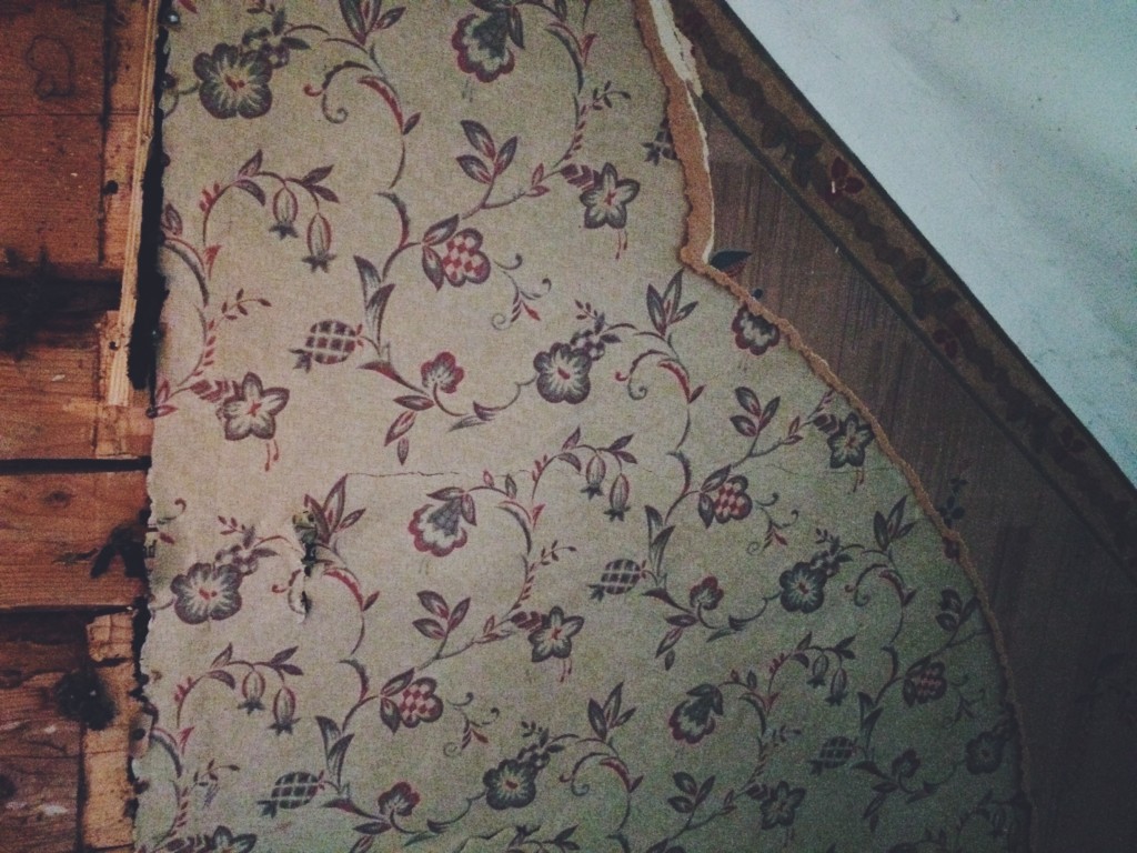 Tapet på Kvarnskogens torp i Ölmstad