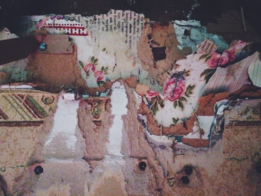 Tapet på Kvarnskogens torp i Ölmstad