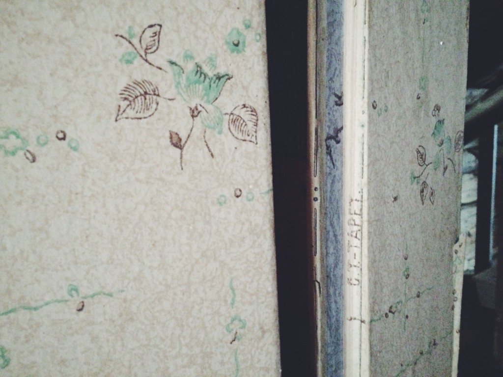 Tapet på Kvarnskogens torp i Ölmstad