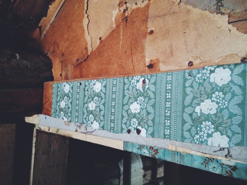 Tapet på Kvarnskogens torp i Ölmstad