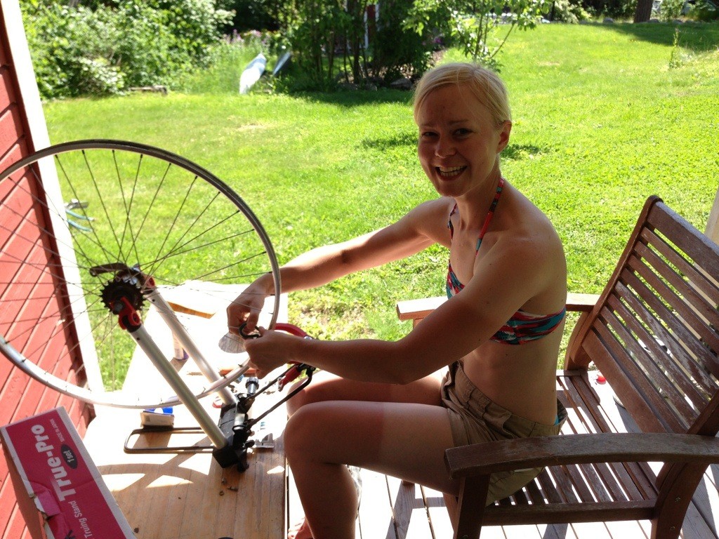 Sommarminne: meka cykel