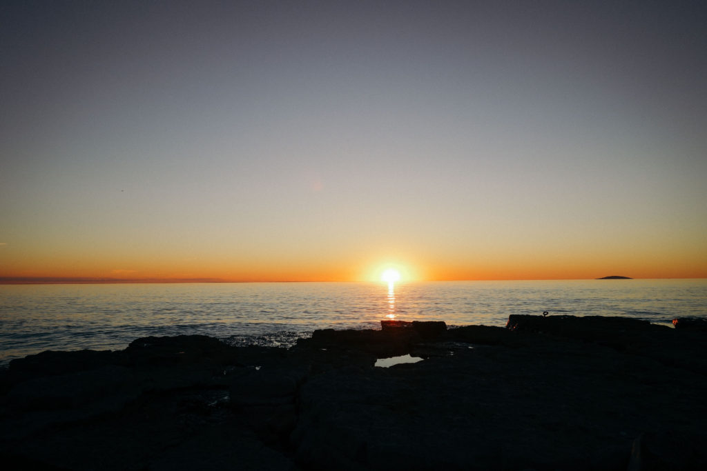 Solnedgång på Ölands nordvästra Alvar