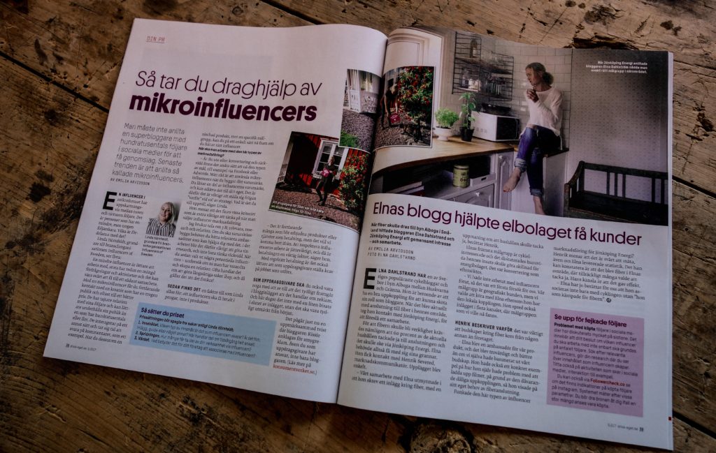 Samarbete med bloggare