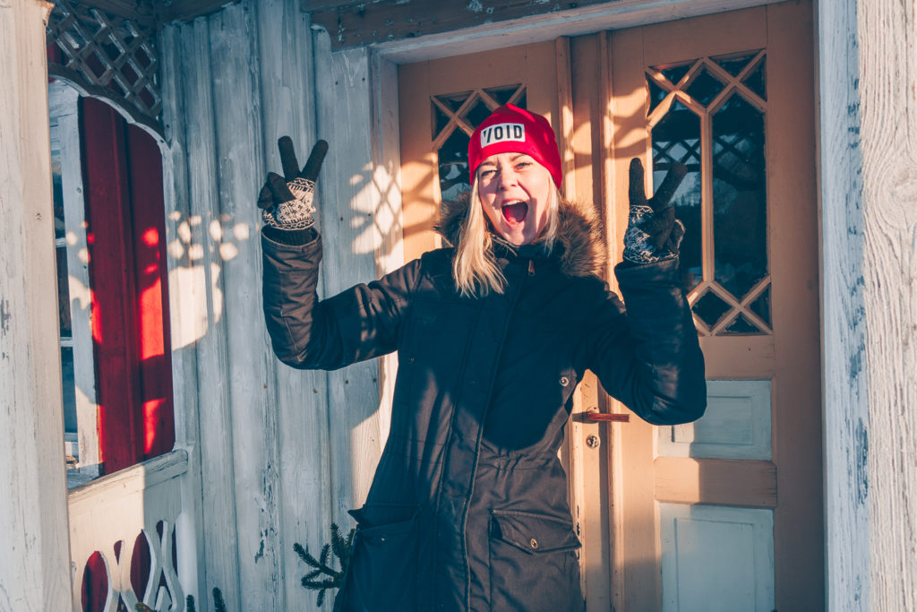 Halvtid vinterträning mössa VOID