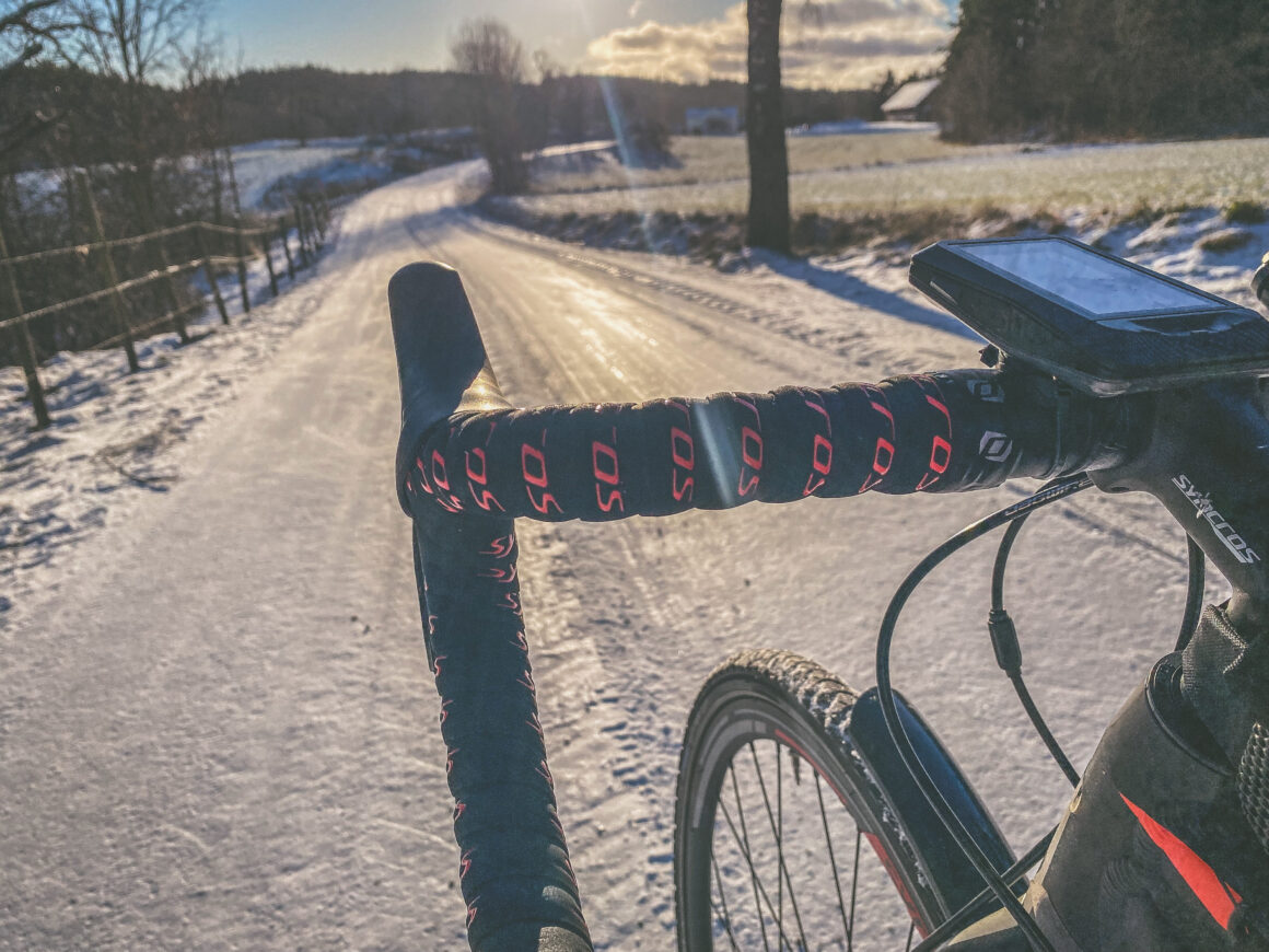 Vintercykling när det är halt